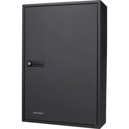 Adjustable key cabinet with combination lock in black metal wall storage organizer Barska logo on Tampa Home & Garden Store