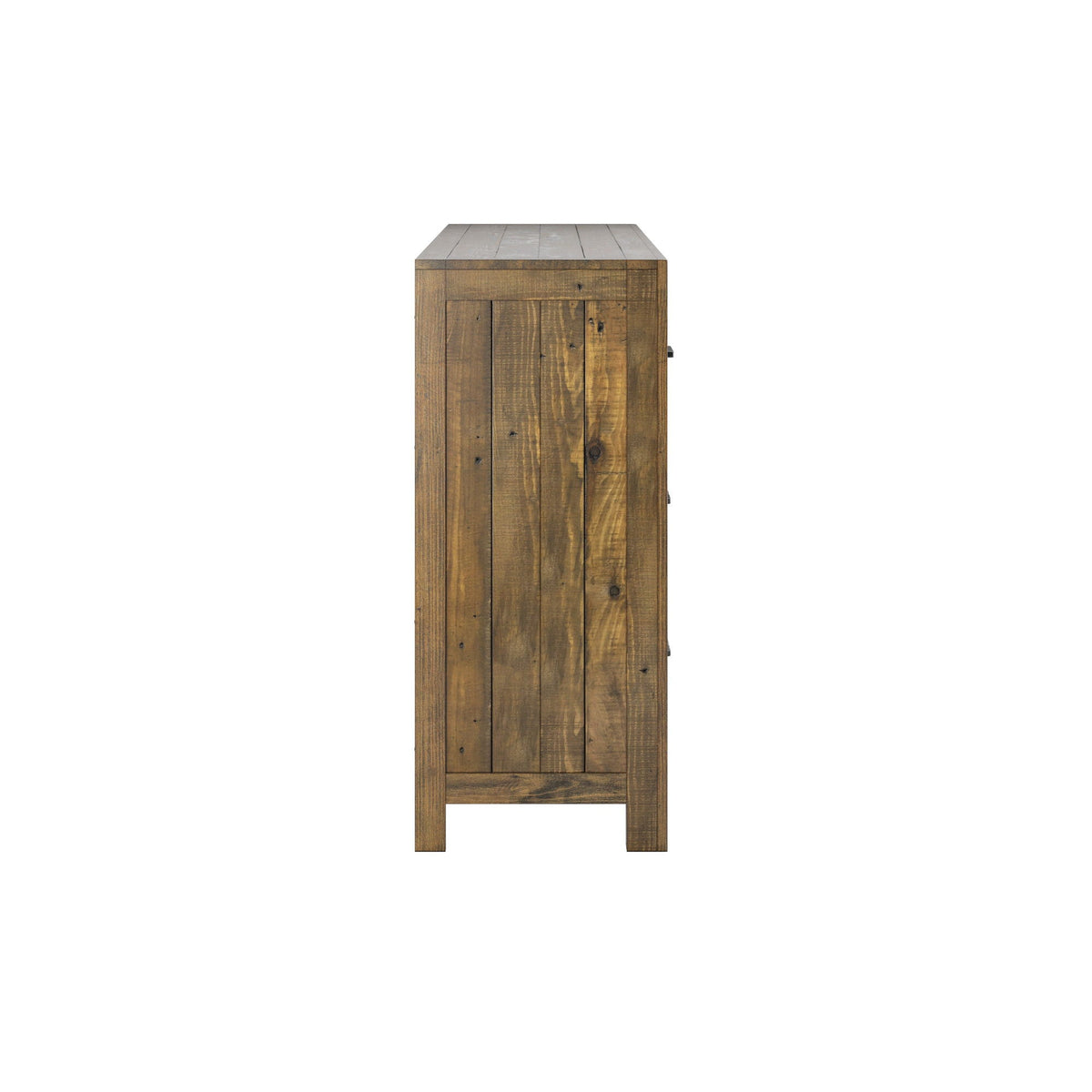 7 Drawer Dresser brown wood with rustic panel fronts and smooth-glide drawers HouseOfZazla on Tampa Home & Garden Store