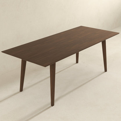 Levi modern style rectangular dining table in dark walnut finish by HouseOfZazla on Tampa Home & Garden Store