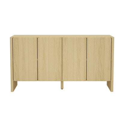 Linda Sideboard in light brown oak with adjustable shelves and soft-close doors HouseOfZazla on Tampa Home & Garden Store