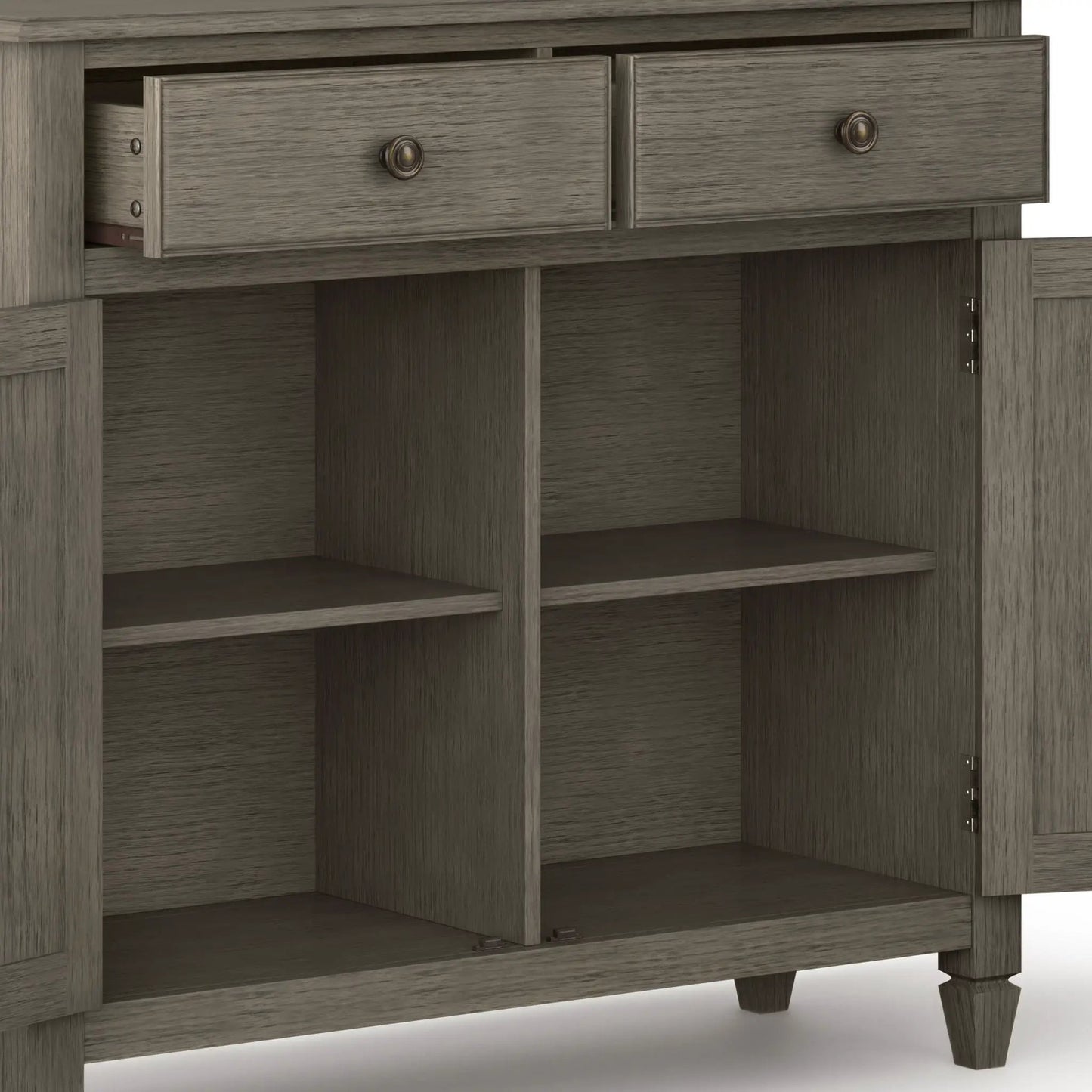 Connaught Handcrafted Solid Wood Entryway Cabinet