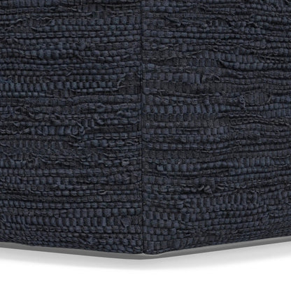 Fredrik square pouf dark charcoal textured upholstery by Unique Piece Furniture on Tampa Home & Garden Store