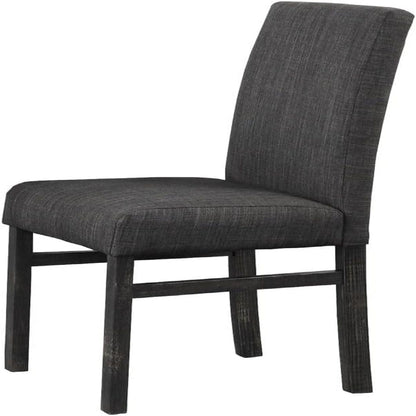 Transitional Upholstered Dining Chair For Kitchen