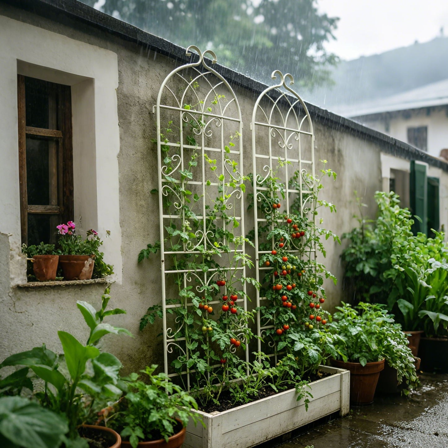Metal Trellis For Climbing Plants And Vines