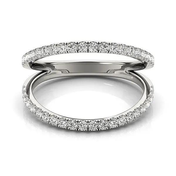 14k white gold diamond split-band ring by Bids.com, 1/4 cttw on Tampa Home & Garden Store
