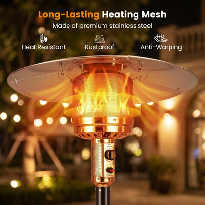 50 000 BTU Patio Heater with Stainless Burner