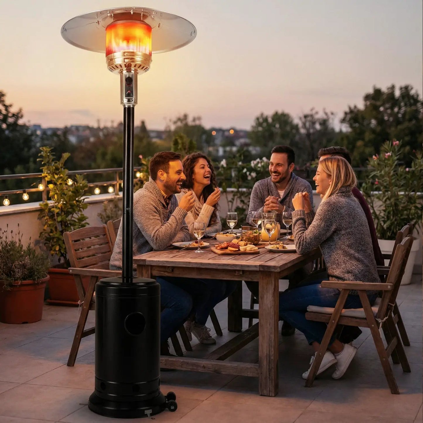 50 000 BTU Patio Heater with Stainless Burner