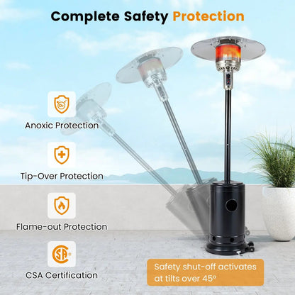 50 000 BTU Patio Heater with Stainless Burner