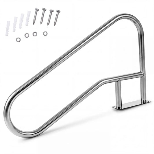 Pool Handrail with Base Plate for Water Parks