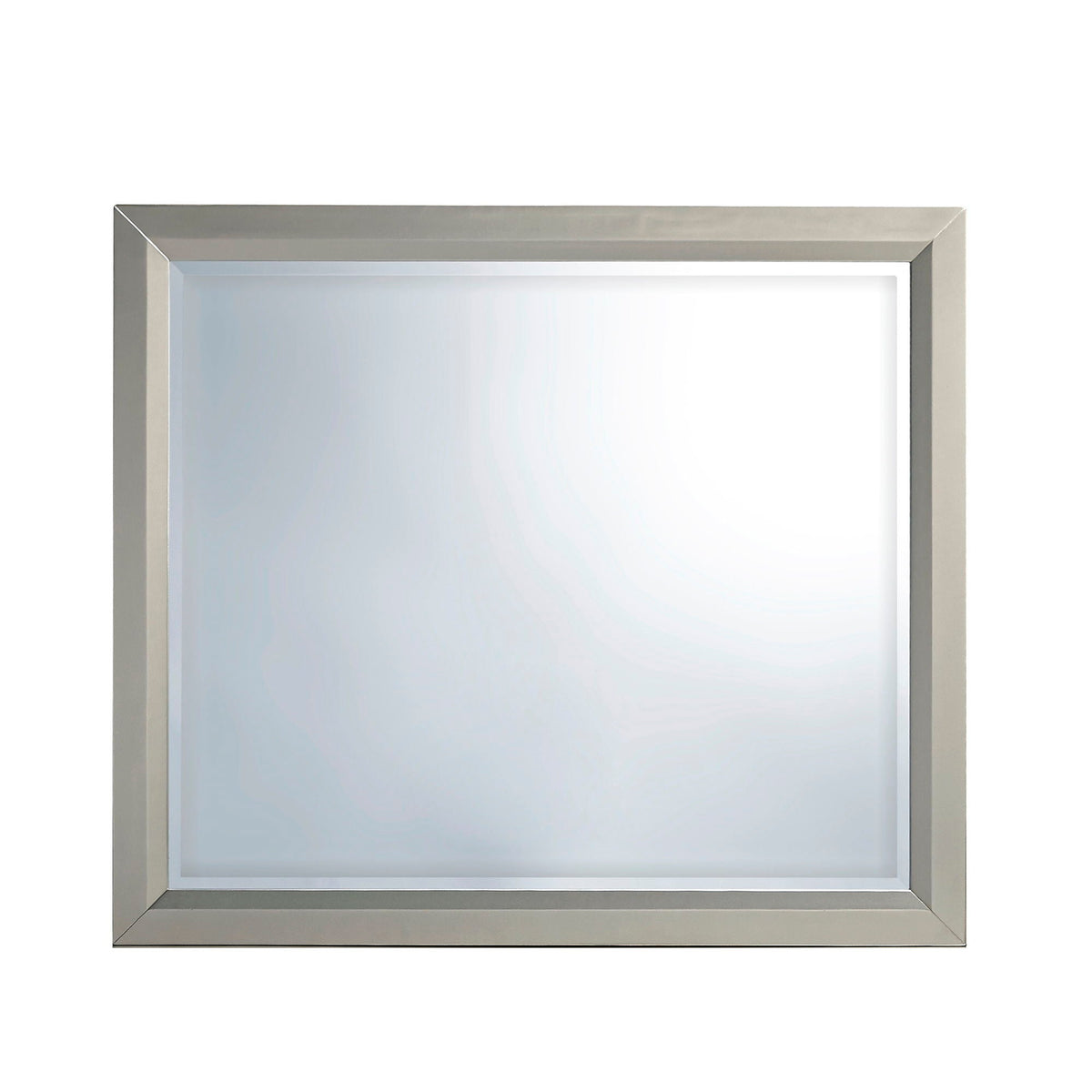 Gemstone Silver Mirror with Tempered Glass wall mirror in a sleek silver frame on Tampa Home & Garden Store