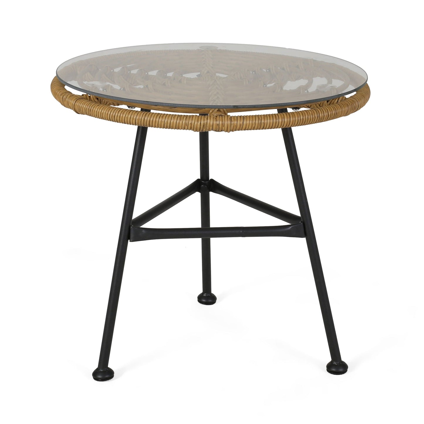 Petrichor Outdoor Side Table with Steel Frame
