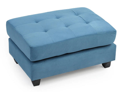 Chic Contemporary Storage Ottoman Tufted Cushion