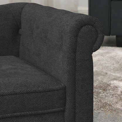 Modern Elegant Rectangle Pet Bed by HouseOfZazla in dark gray textured fabric elevated dog sofa on Tampa Home & Garden Store