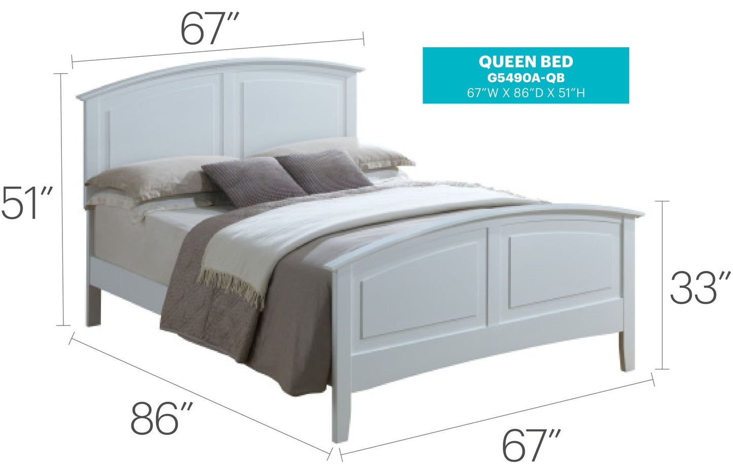 Modern Farmhouse Arch Bed With Real Veneers