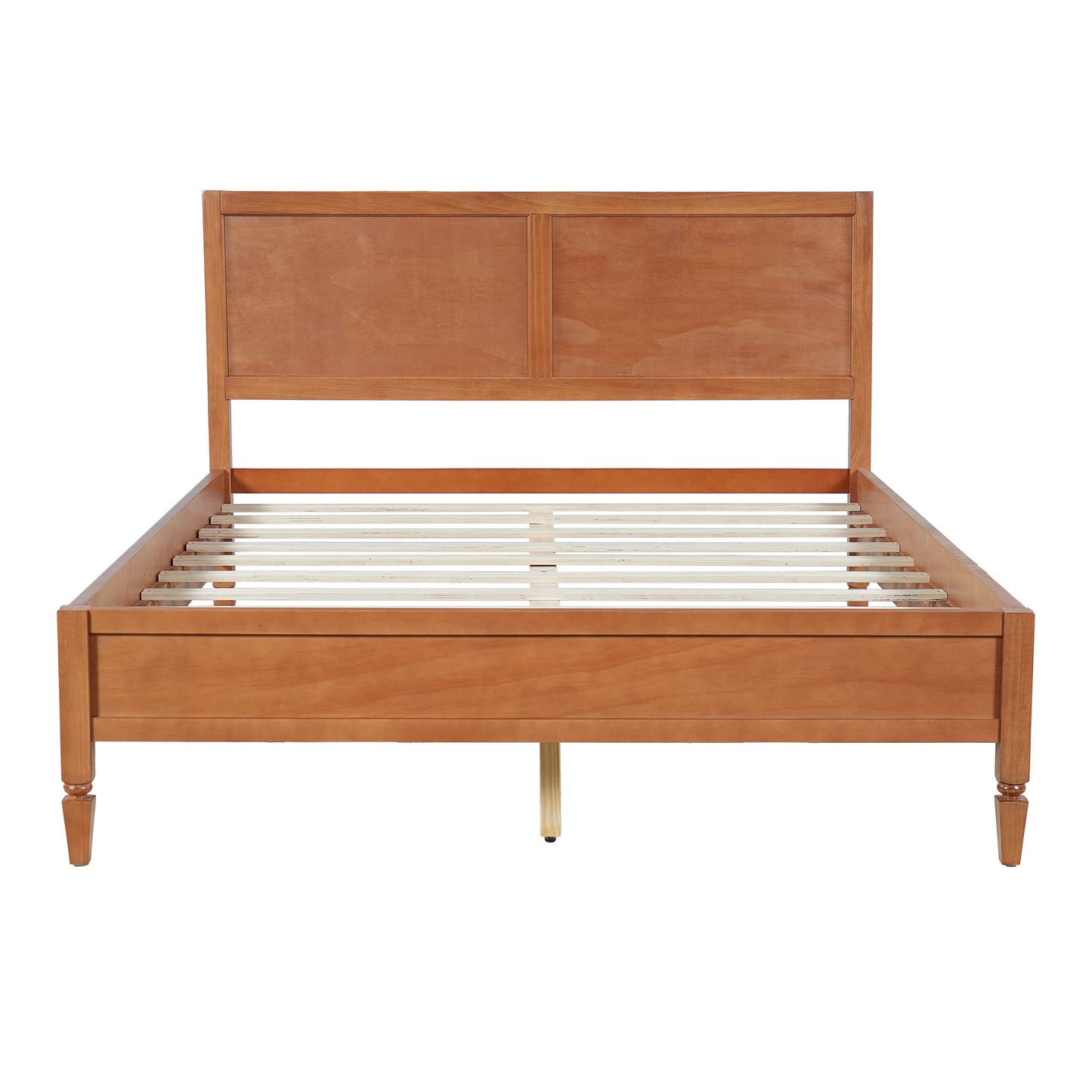 Queen Wood Platform Bed Frame with Headboard