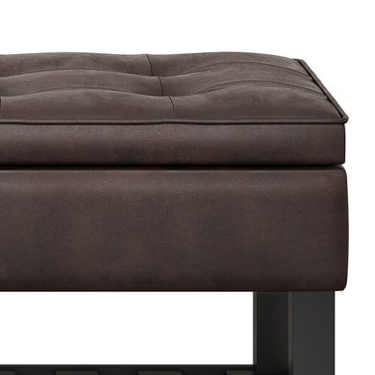Cosmopolitan Storage Ottoman Bench Open Bottom