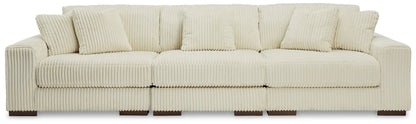 Lindyn Sectional Sofa with Cord Upholstery
