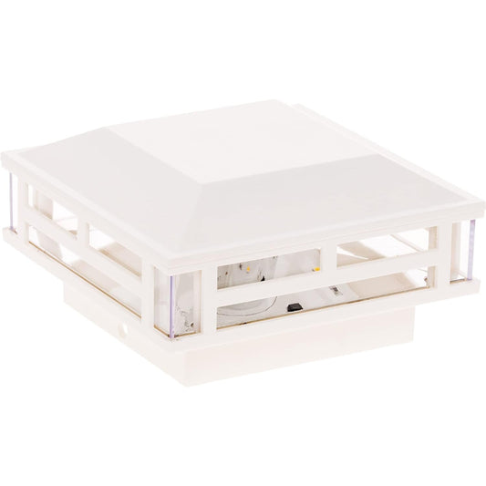 CPL01 Modern 12V AC/DC Low Voltage LED Post Cap Light for 4x4 or 5x5 Posts 120 Lumens Warm White