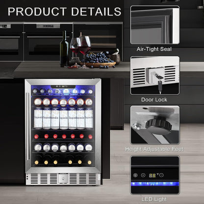 Refrigerador de bebidas de 5.1 pies cúbicos W58145B