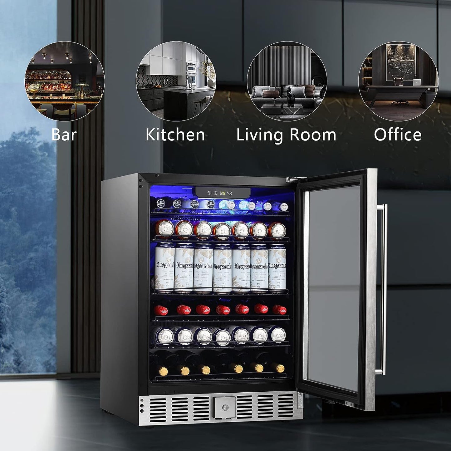 Refrigerador de bebidas de 5.1 pies cúbicos W58145B