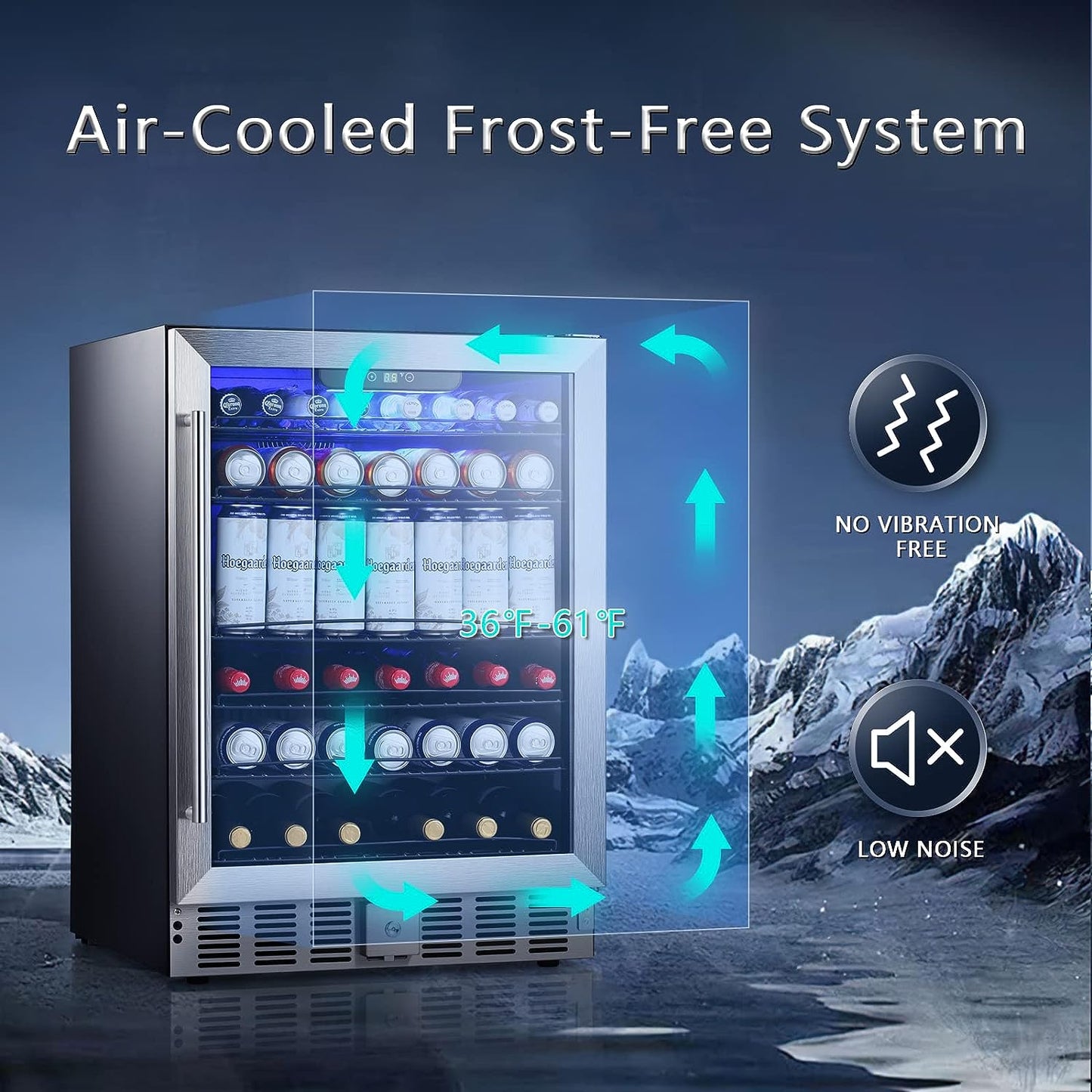 Refrigerador de bebidas de 5.1 pies cúbicos W58145B