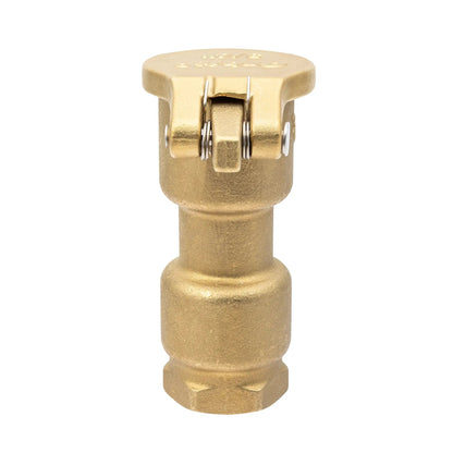 Brass quick-coupler valve head with locking pins for irrigation on Tampa Home & Garden Store