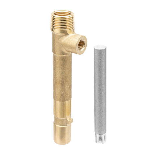 Brass quick coupler key for irrigation by Orbit Irrigation two-piece with threaded fittings on Tampa Home & Garden Store