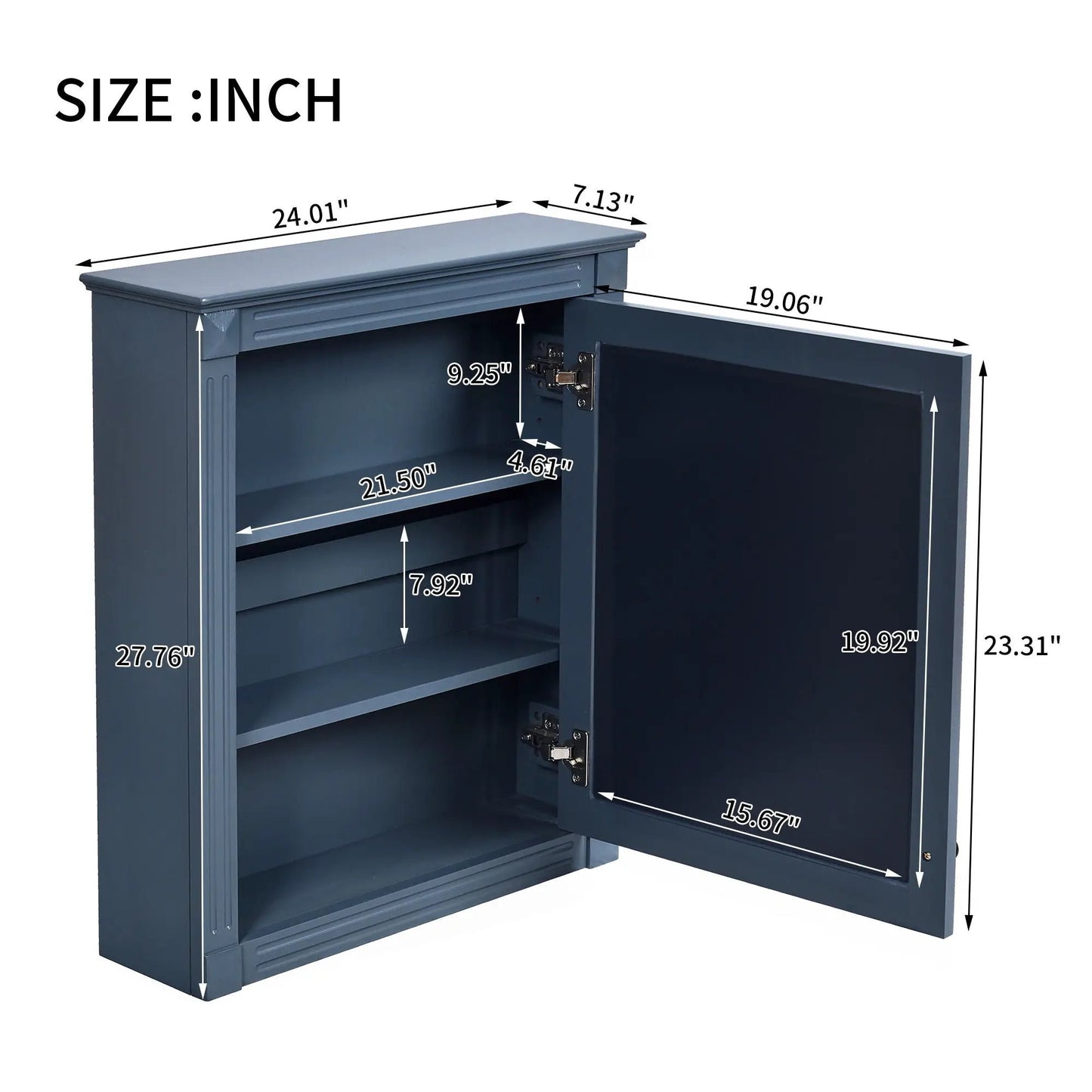Wall Mounted Medicine Cabinet With Mirror