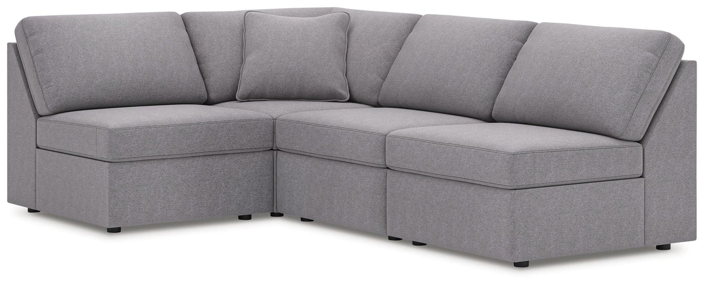 Modmax Sectional in Granite Performance Fabric