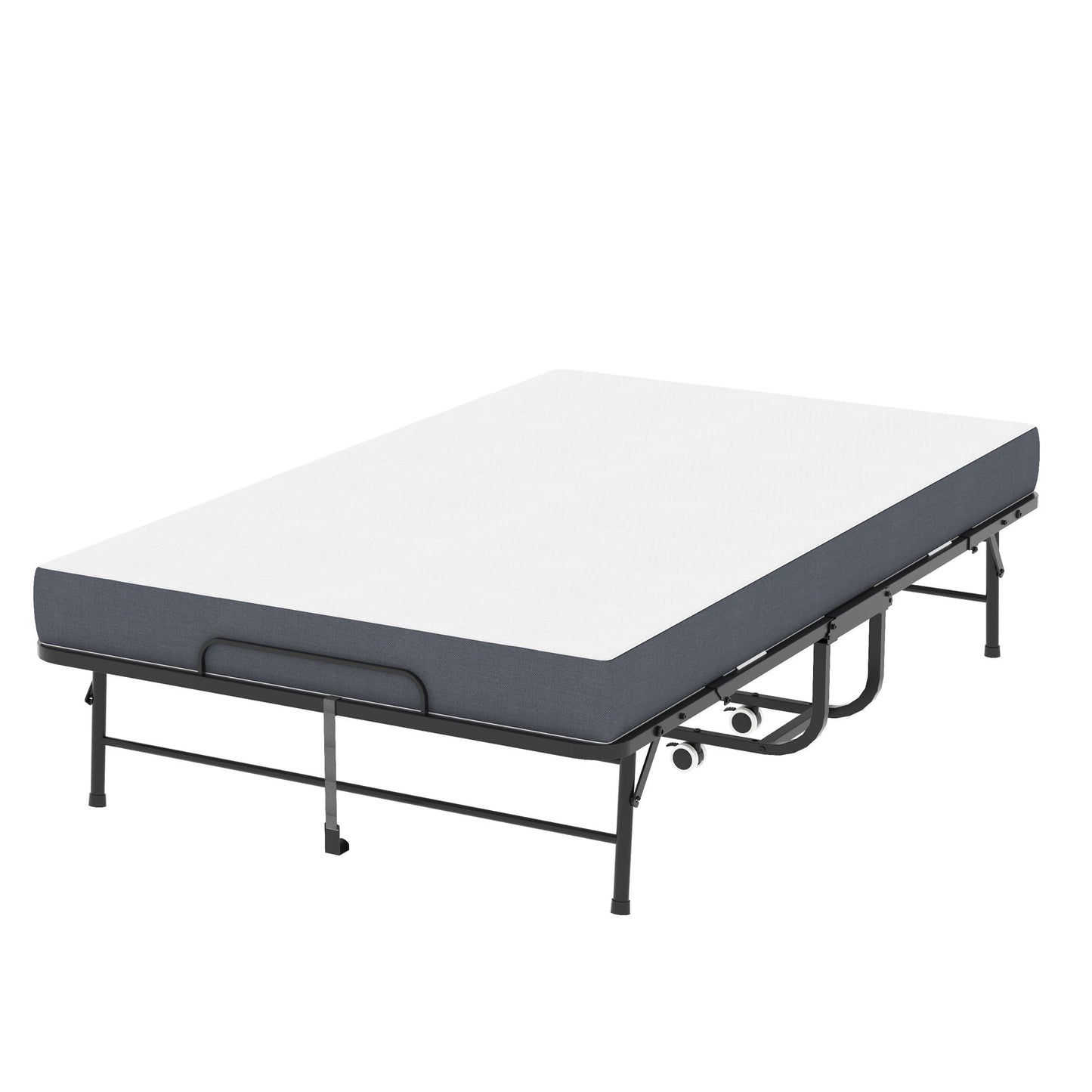 Wide Folding Rollaway Bed and Memory Foam