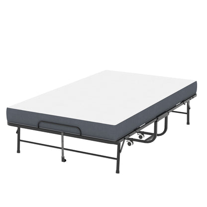 Wide Folding Rollaway Bed and Memory Foam