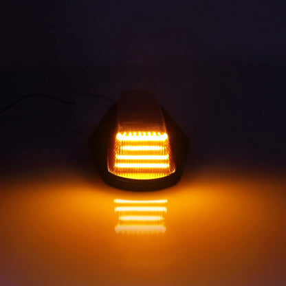 Ford F250 Super Duty amber LED roof cab light by AutoLEDTech.com with clear smoked lens on Tampa Home & Garden Store