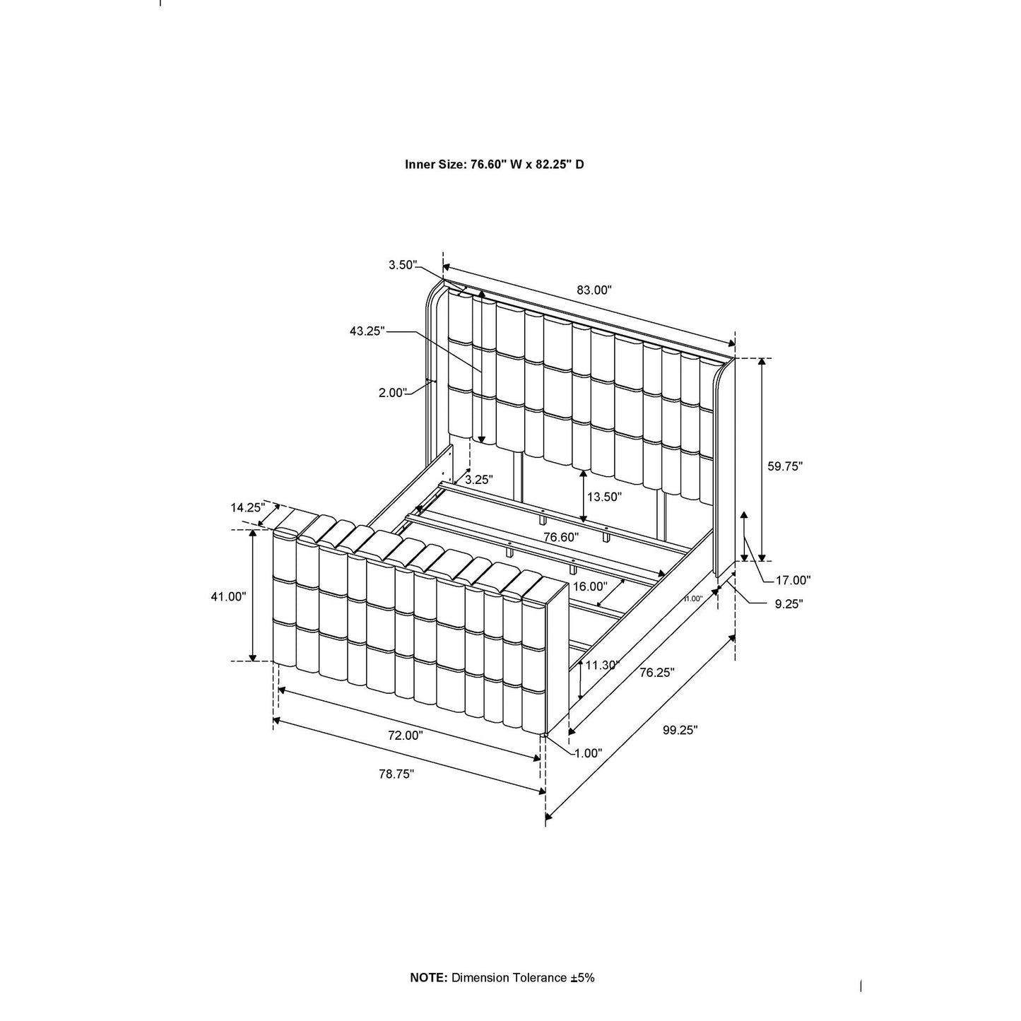 Isaiah upholstered bed with TV lift and fireplace blueprint by HouseOfZazla on Tampa Home & Garden Store