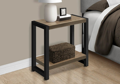 Accent Side Table with Two Tiers in Modern Style