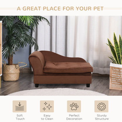 PawHut Luxury Dog Bed with Hidden Storage