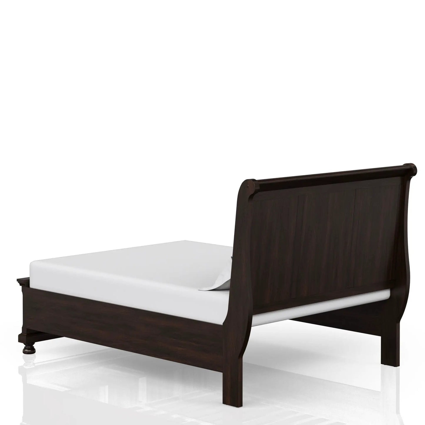 Elegant Antique Storage Bed with Drawers