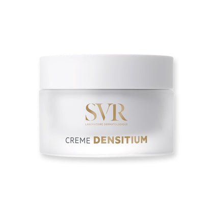 SVR Crème DENSITIUM face cream jar with gold logo on white container on Tampa Home & Garden Store