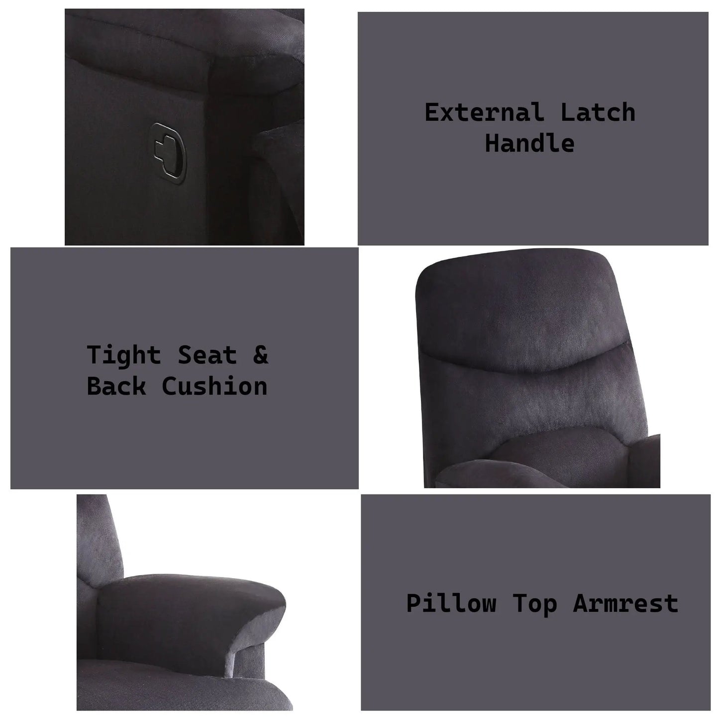 Arcadia Woven Motion Recliner for Comfort