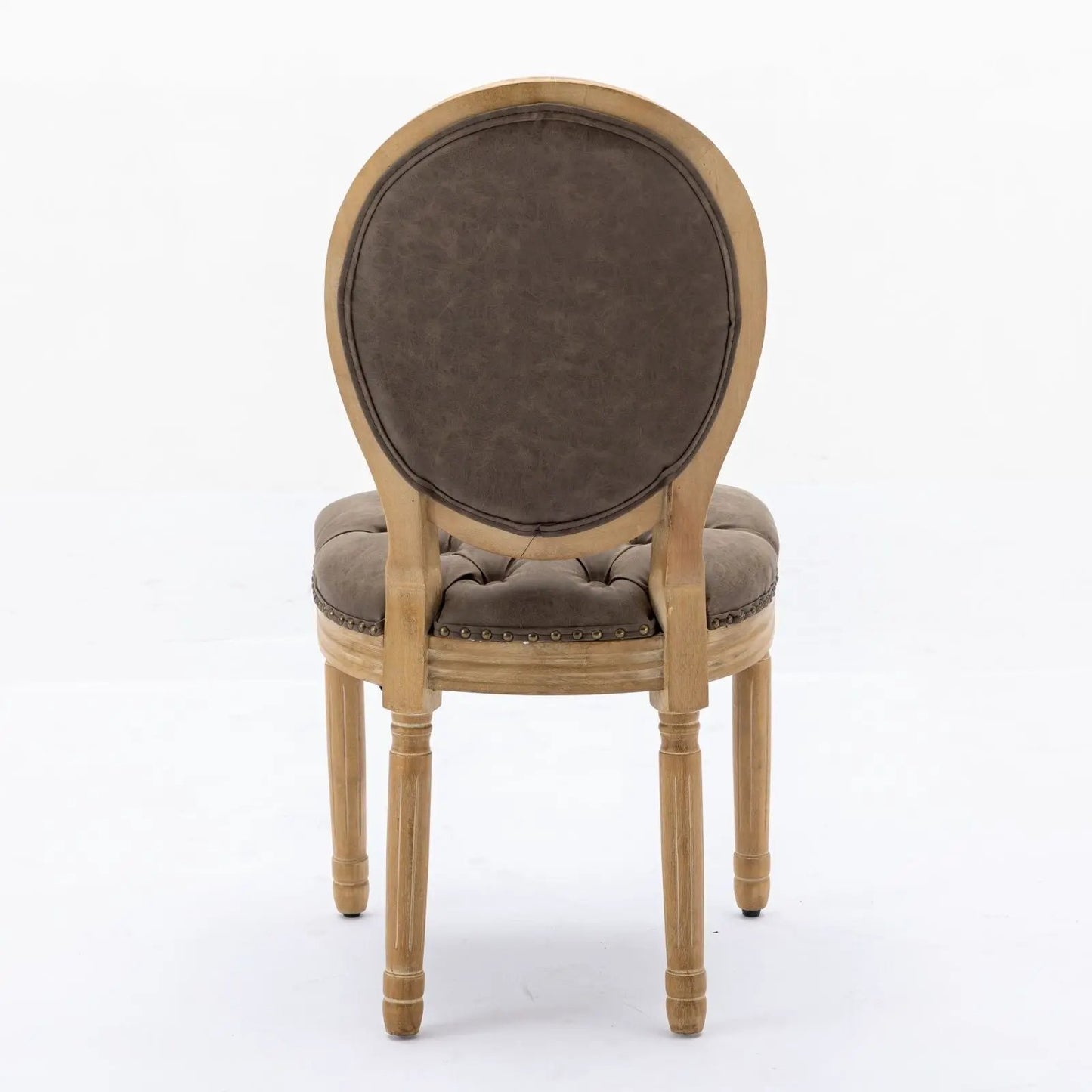 French Style Solid Wood Dining Chair Nailhead