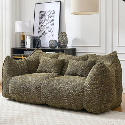Comfortable Dual Beanbag Chair and Foam Core