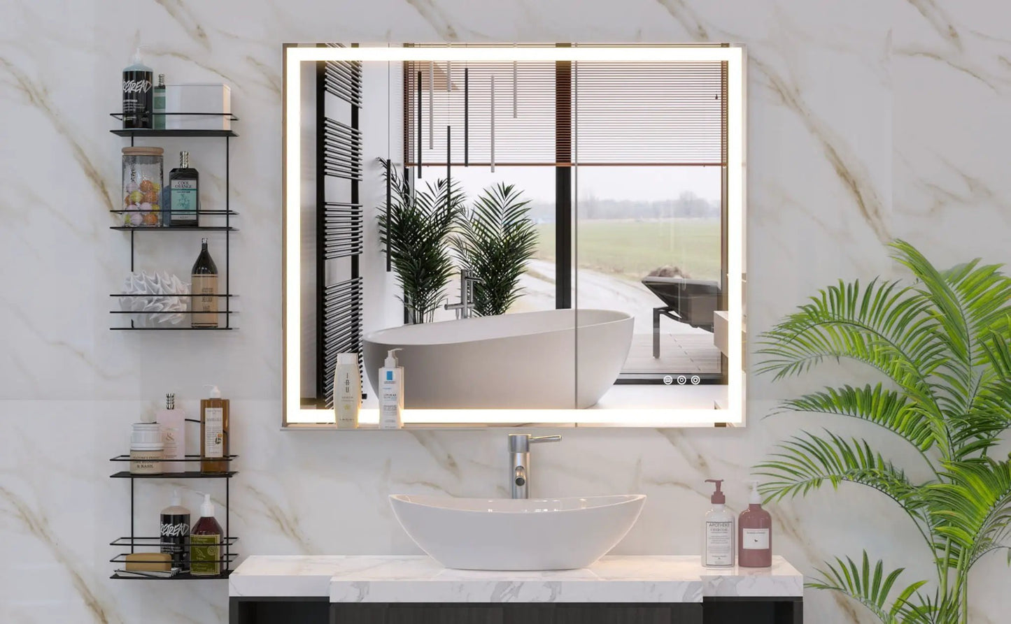 LED Vanity Mirror with Touch Switch and Anti Fog