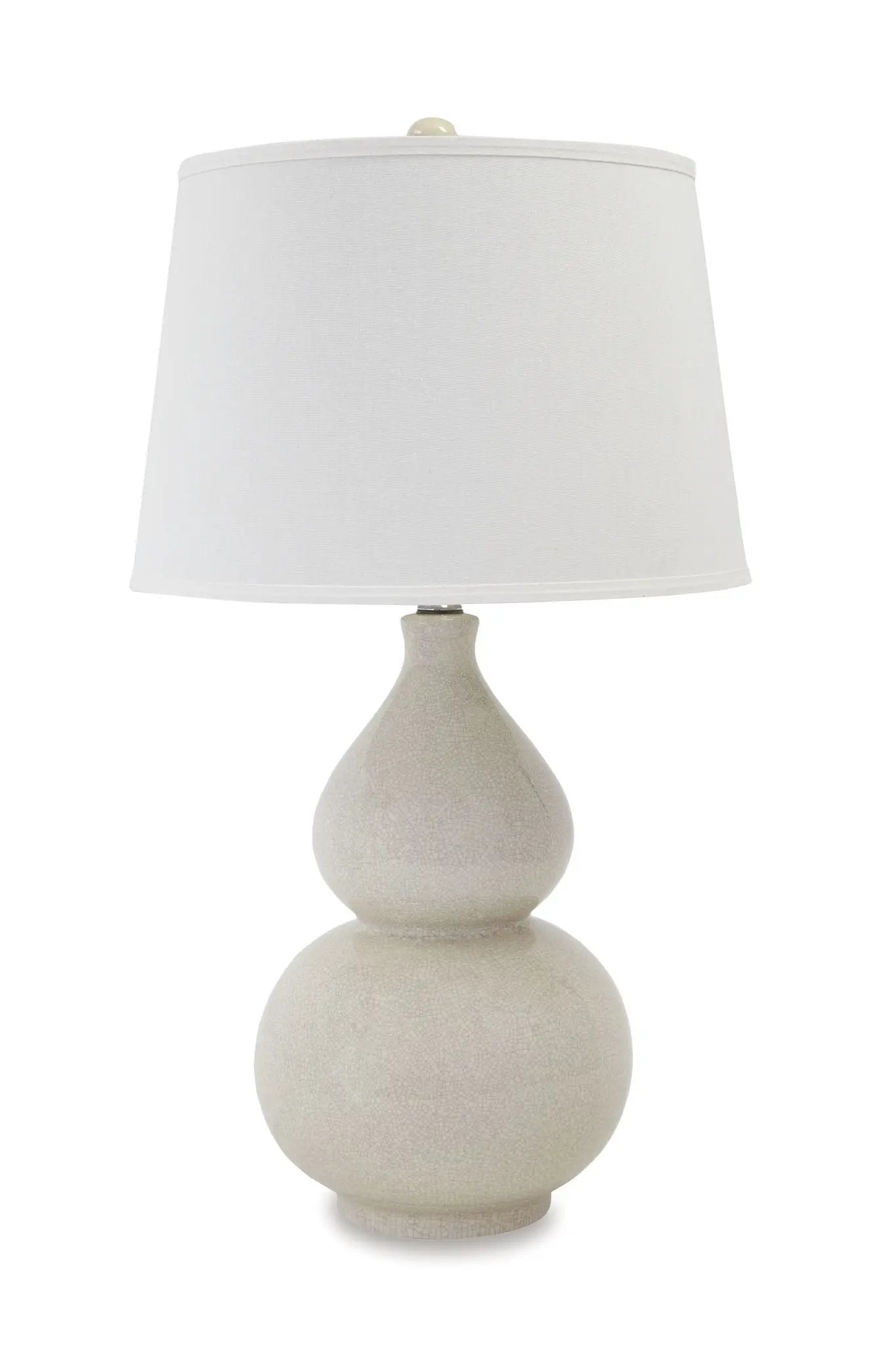 Saffi Ceramic Table Lamp Cream Finish Elegant