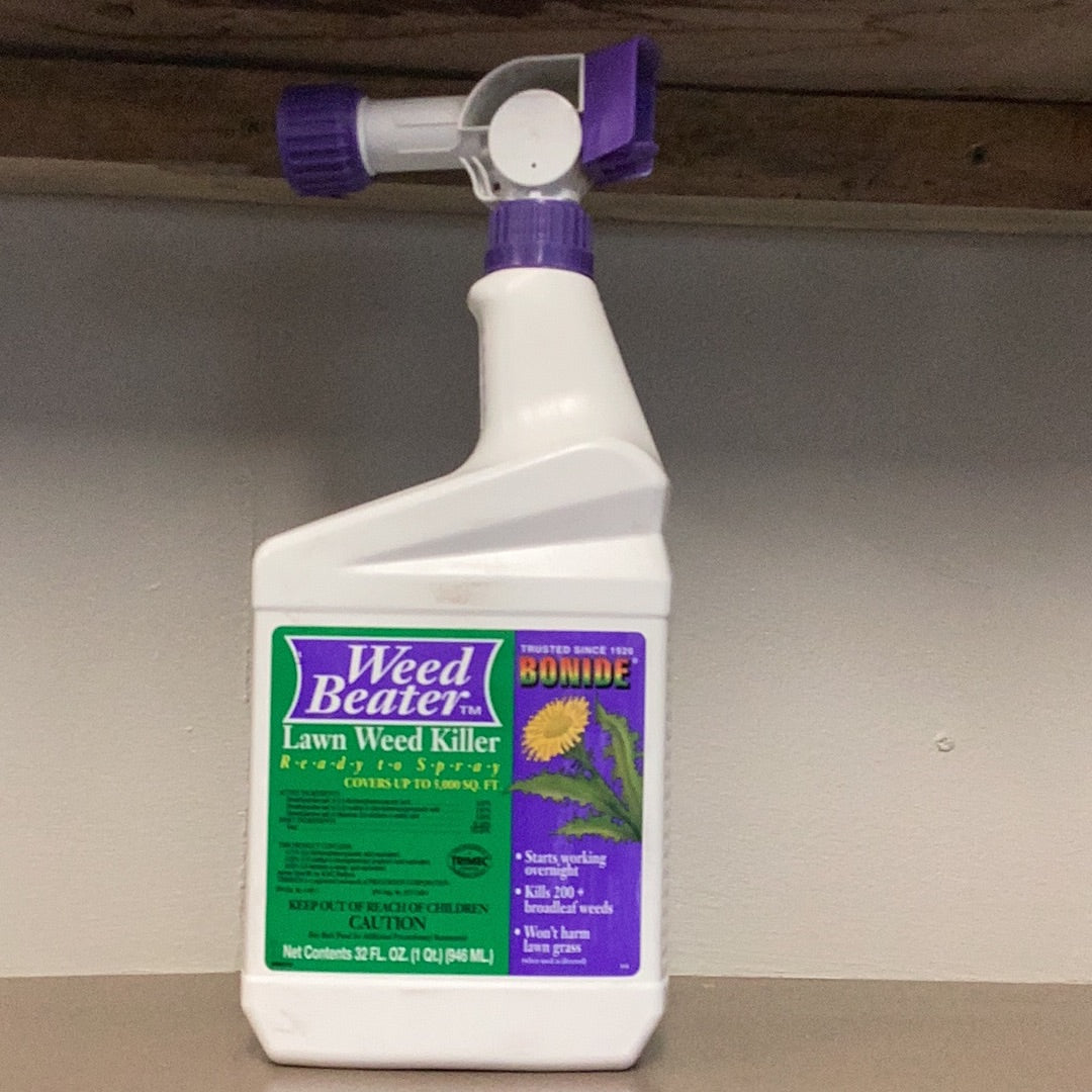 Lawn weed killer spray bottle Bonide Weed Beater Ready To Spray with purple spray nozzle on Tampa Home & Garden Store