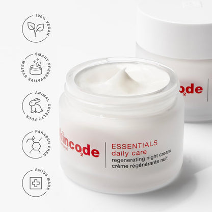 Face cream Skincode Regenerating Night Cream 50ml by Beauty Care Bag, white jar on Tampa Home & Garden Store