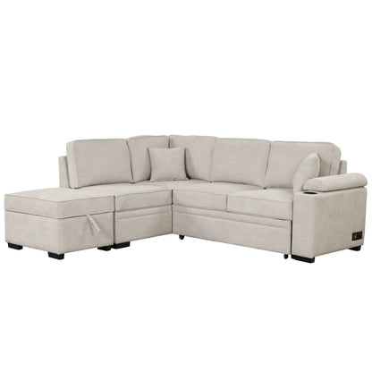Sleeper Sofa Bed With Storage 2 In 1 Couch