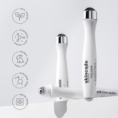 Skincode Cellular Eye Lift Power Pen eye cream duo with white tubes and silver caps on Tampa Home & Garden Store