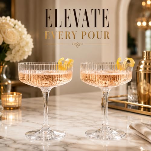Barcelona Acrylic Champagne Coupe and Set of 2
