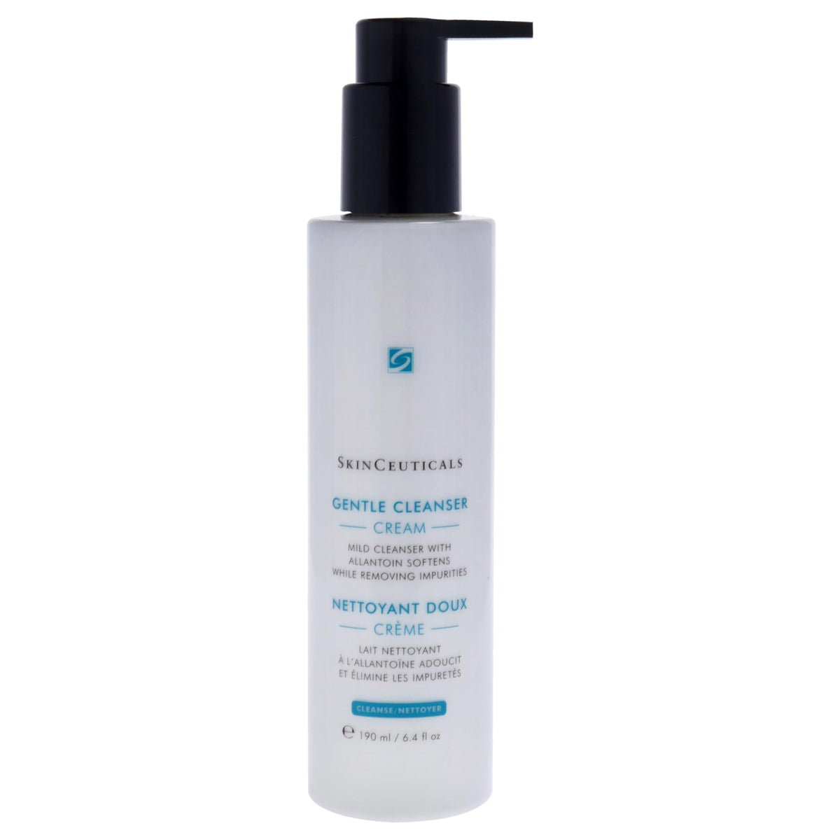 SkinCeuticals Gentle Cleanser Cream bottle with black pump on white plastic container on Tampa Home & Garden Store