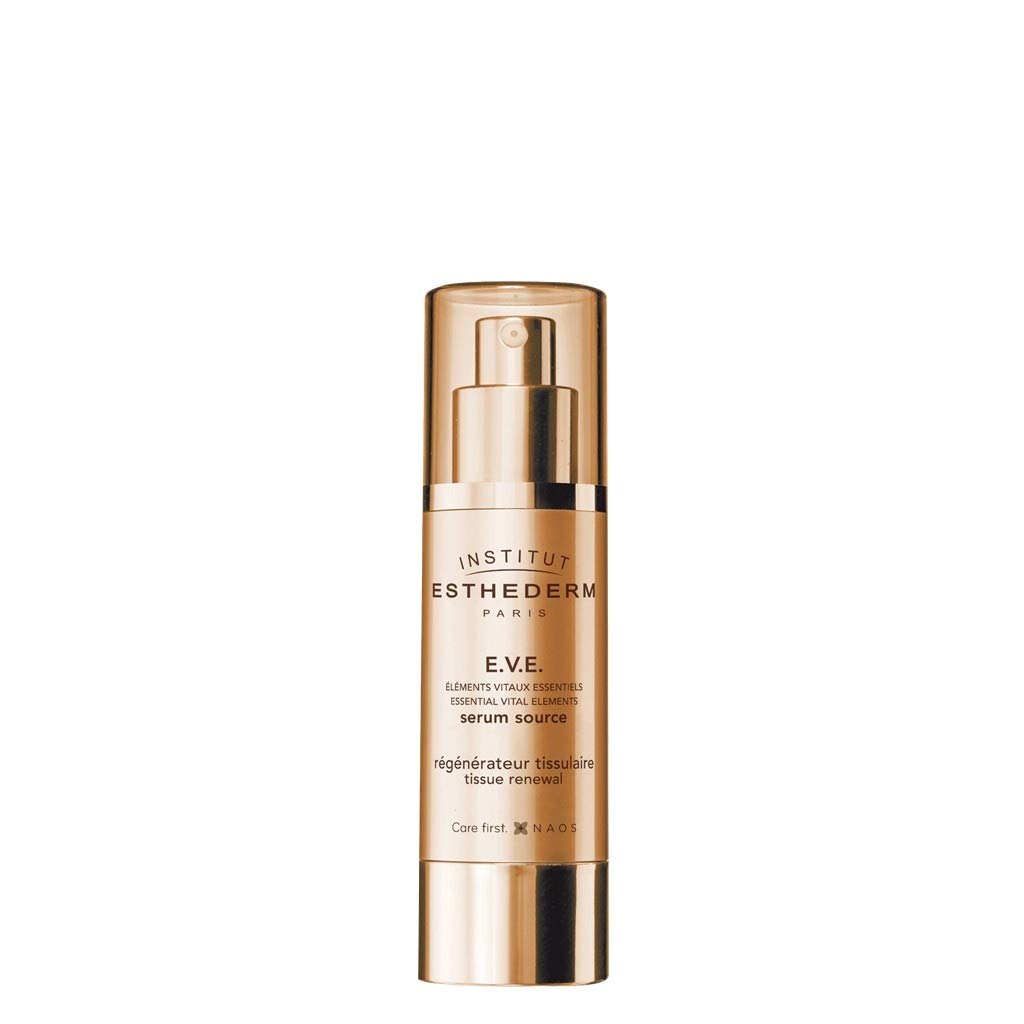Face serum Esthederm E.V.E. 30ml bottle with gold pump for anti-aging skin elasticity on Tampa Home & Garden Store