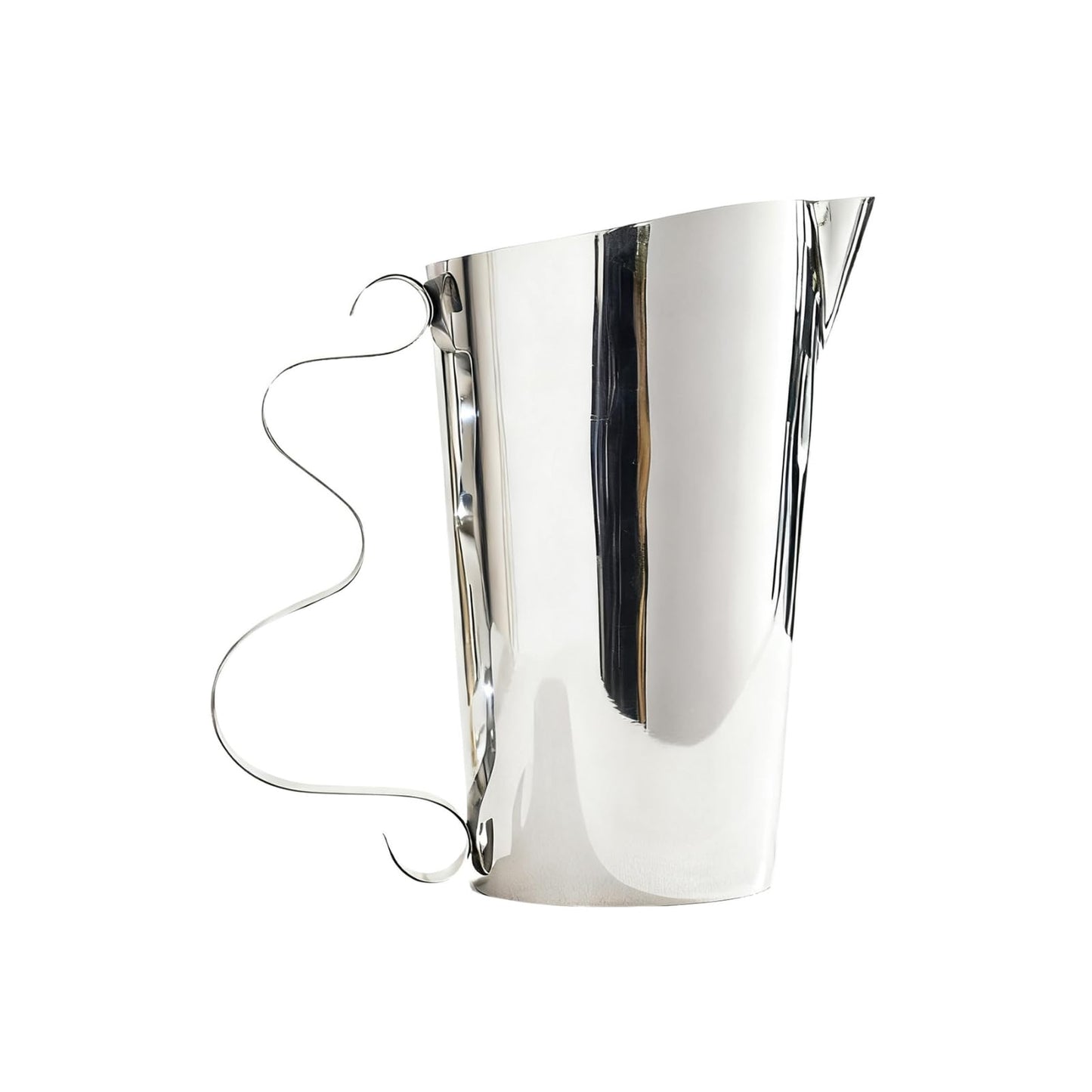 Mirror Finish And Stainless Steel Swirl Pitcher